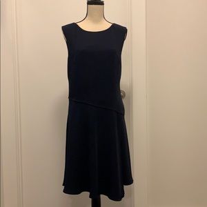 Reiss asymmetric cut dress
